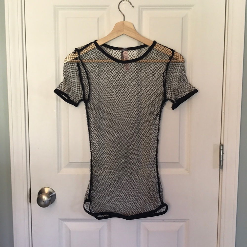 Victoria's Secret mesh black top